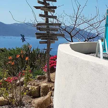 U Melu Grand T2 Bleu En Rez De Jardin Apartment Tiuccia